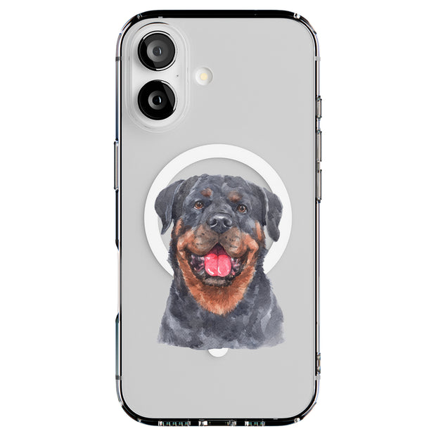 Dog Painting i Tough Cases For Apple iPhone (17, 16, 15, 14, 13, 12, 11, X, SE, 8, 7/ Air, Plus, Pro, Max, Mini, XR, XS), Print in USA