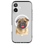 Dog Painting j Tough Cases For Apple iPhone (17, 16, 15, 14, 13, 12, 11, X, SE, 8, 7/ Air, Plus, Pro, Max, Mini, XR, XS), Print in USA