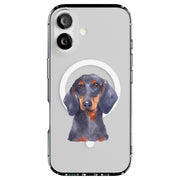 Dog Painting k Tough Cases For Apple iPhone (17, 16, 15, 14, 13, 12, 11, X, SE, 8, 7/ Air, Plus, Pro, Max, Mini, XR, XS), Print in USA