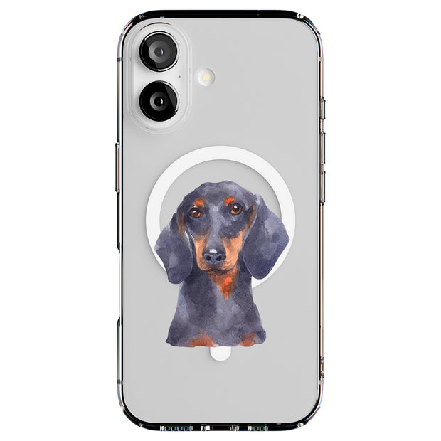 Dog Painting k Tough Cases For Apple iPhone (17, 16, 15, 14, 13, 12, 11, X, SE, 8, 7/ Air, Plus, Pro, Max, Mini, XR, XS), Print in USA