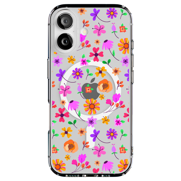 Flower 1 Tough Cases For Apple iPhone (17, 16, 15, 14, 13, 12, 11, X, SE, 8, 7/ Air, Plus, Pro, Max, Mini, XR, XS), Print in USA