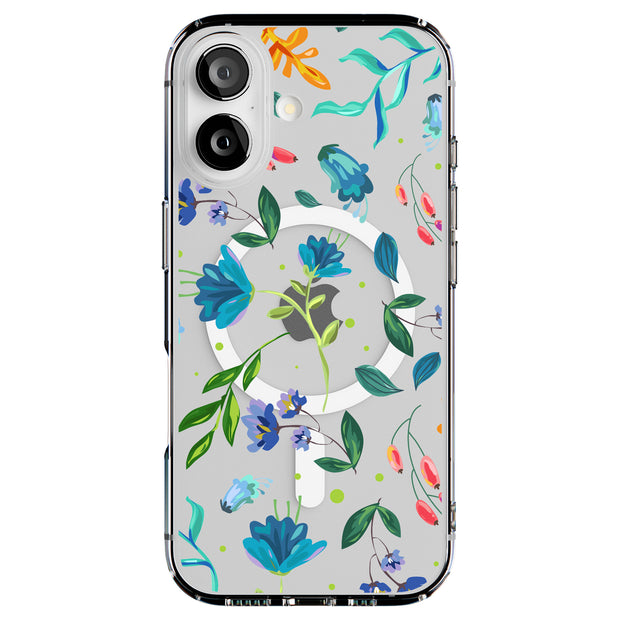 Flower 2 Tough Cases For Apple iPhone (17, 16, 15, 14, 13, 12, 11, X, SE, 8, 7/ Air, Plus, Pro, Max, Mini, XR, XS), Print in USA