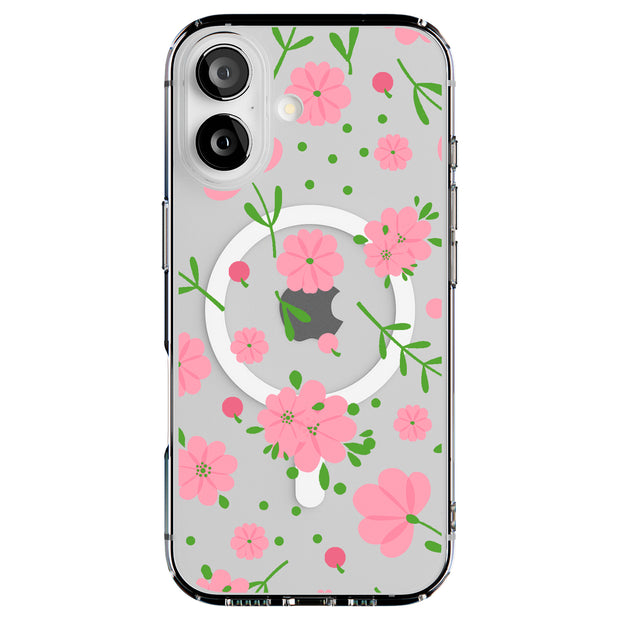 Flower 3 Tough Cases For Apple iPhone (17, 16, 15, 14, 13, 12, 11, X, SE, 8, 7/ Air, Plus, Pro, Max, Mini, XR, XS), Print in USA