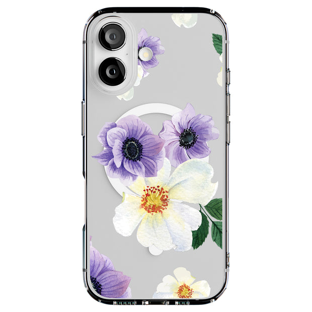 Flower 7 Tough Cases For Apple iPhone (17, 16, 15, 14, 13, 12, 11, X, SE, 8, 7/ Air, Plus, Pro, Max, Mini, XR, XS), Print in USA