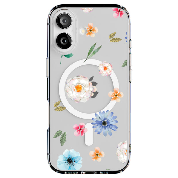 Flower 17 Tough Cases For Apple iPhone (17, 16, 15, 14, 13, 12, 11, X, SE, 8, 7/ Air, Plus, Pro, Max, Mini, XR, XS), Print in USA