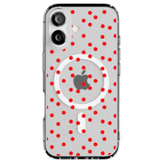 Polka Dot 13 Tough Cases For Apple iPhone (17, 16, 15, 14, 13, 12, 11, X, SE, 8, 7/ Air, Plus, Pro, Max, Mini, XR, XS), Print in USA