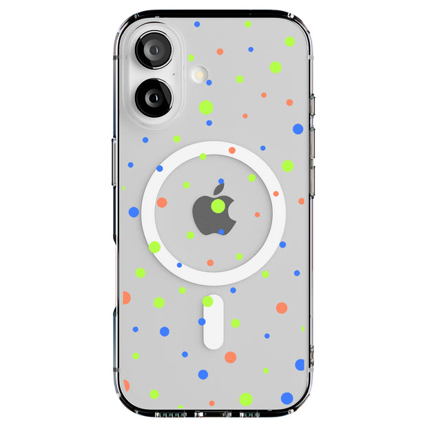 Polka Dot 14 Tough Cases For Apple iPhone (17, 16, 15, 14, 13, 12, 11, X, SE, 8, 7/ Air, Plus, Pro, Max, Mini, XR, XS), Print in USA