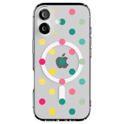 Polka Dot 16 Tough Cases For Apple iPhone (17, 16, 15, 14, 13, 12, 11, X, SE, 8, 7/ Air, Plus, Pro, Max, Mini, XR, XS), Print in USA