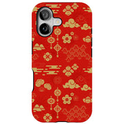 Lunar New Year Tough Cases For Apple iPhone (17, 16, 15, 14, 13, 12, 11, X, SE, 8, 7/ Air, Plus, Pro, Max, Mini, XR, XS), Print in USA