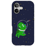 Dinosaur Space Tough Cases For Apple iPhone (17, 16, 15, 14, 13, 12, 11, X, SE, 8, 7/ Air, Plus, Pro, Max, Mini, XR, XS), Print in USA
