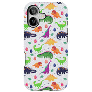 Dinosaur 7 Tough Cases For Apple iPhone (17, 16, 15, 14, 13, 12, 11, X, SE, 8, 7/ Air, Plus, Pro, Max, Mini, XR, XS), Print in USA