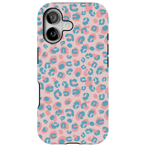 Pink Leopard Tough Cases For Apple iPhone (17, 16, 15, 14, 13, 12, 11, X, SE, 8, 7/ Air, Plus, Pro, Max, Mini, XR, XS), Print in USA
