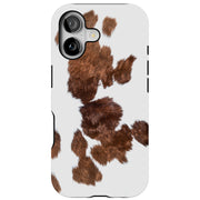Cow Fur 1 Tough Cases For Apple iPhone (17, 16, 15, 14, 13, 12, 11, X, SE, 8, 7/ Air, Plus, Pro, Max, Mini, XR, XS), Print in USA
