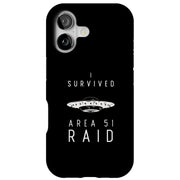 Survived Area51 Tough Cases For Apple iPhone (17, 16, 15, 14, 13, 12, 11, X, SE, 8, 7/ Air, Plus, Pro, Max, Mini, XR, XS), Print in USA