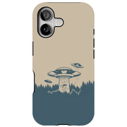 Alien Kidnap Tough Cases For Apple iPhone (17, 16, 15, 14, 13, 12, 11, X, SE, 8, 7/ Air, Plus, Pro, Max, Mini, XR, XS), Print in USA