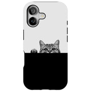 Hide Cat Tough Cases For Apple iPhone (17, 16, 15, 14, 13, 12, 11, X, SE, 8, 7/ Air, Plus, Pro, Max, Mini, XR, XS), Print in USA
