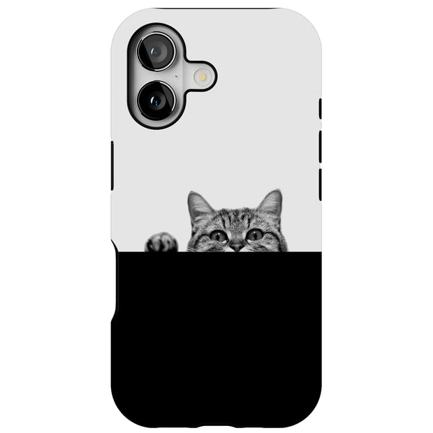 Hide Cat Tough Cases For Apple iPhone (17, 16, 15, 14, 13, 12, 11, X, SE, 8, 7/ Air, Plus, Pro, Max, Mini, XR, XS), Print in USA