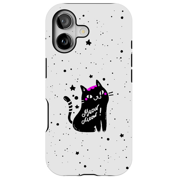 Meow Tough Cases For Apple iPhone (17, 16, 15, 14, 13, 12, 11, X, SE, 8, 7/ Air, Plus, Pro, Max, Mini, XR, XS), Print in USA