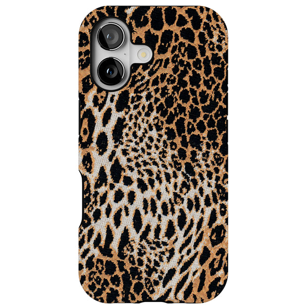 Leopard Pattern Tough Cases For Apple iPhone (17, 16, 15, 14, 13, 12, 11, X, SE, 8, 7/ Air, Plus, Pro, Max, Mini, XR, XS), Print in USA