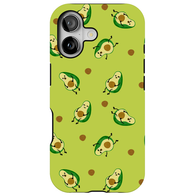 Avocado 2 Tough Cases For Apple iPhone (17, 16, 15, 14, 13, 12, 11, X, SE, 8, 7/ Air, Plus, Pro, Max, Mini, XR, XS), Print in USA