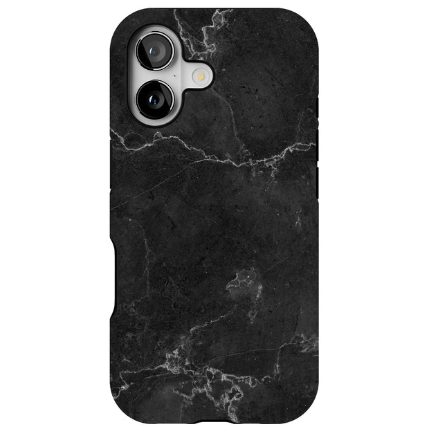 Black Marble 3 Tough Cases For Apple iPhone (17, 16, 15, 14, 13, 12, 11, X, SE, 8, 7/ Air, Plus, Pro, Max, Mini, XR, XS), Print in USA