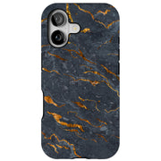 Gold Marble Tough Cases For Apple iPhone (17, 16, 15, 14, 13, 12, 11, X, SE, 8, 7/ Air, Plus, Pro, Max, Mini, XR, XS), Print in USA