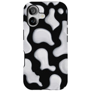 CowHide Black Tough Cases For Apple iPhone (17, 16, 15, 14, 13, 12, 11, X, SE, 8, 7/ Air, Plus, Pro, Max, Mini, XR, XS), Print in USA
