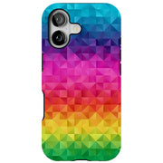 Rainbow Colors Tough Cases For Apple iPhone (17, 16, 15, 14, 13, 12, 11, X, SE, 8, 7/ Air, Plus, Pro, Max, Mini, XR, XS), Print in USA