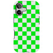 Bright Checker Tough Cases For Apple iPhone (17, 16, 15, 14, 13, 12, 11, X, SE, 8, 7/ Air, Plus, Pro, Max, Mini, XR, XS), Print in USA