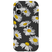 Daisy Floral Tough Cases For Apple iPhone (17, 16, 15, 14, 13, 12, 11, X, SE, 8, 7/ Air, Plus, Pro, Max, Mini, XR, XS), Print in USA