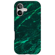 Green Marble 1 Tough Cases For Apple iPhone (17, 16, 15, 14, 13, 12, 11, X, SE, 8, 7/ Air, Plus, Pro, Max, Mini, XR, XS), Print in USA