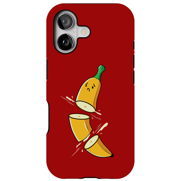 Cartoon Banana Tough Cases For Apple iPhone (17, 16, 15, 14, 13, 12, 11, X, SE, 8, 7/ Air, Plus, Pro, Max, Mini, XR, XS), Print in USA