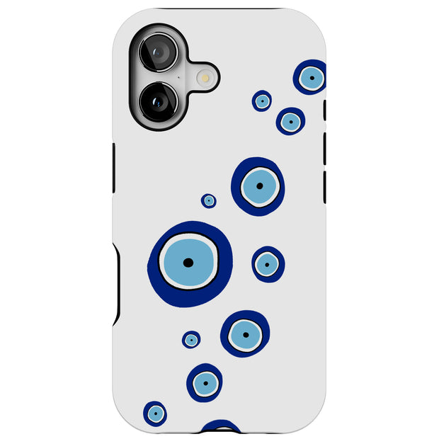 Turkish Nazar Tough Cases For Apple iPhone (17, 16, 15, 14, 13, 12, 11, X, SE, 8, 7/ Air, Plus, Pro, Max, Mini, XR, XS), Print in USA