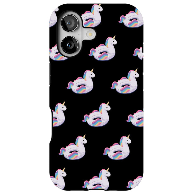 Cartoon Unicorn Tough Cases For Apple iPhone (17, 16, 15, 14, 13, 12, 11, X, SE, 8, 7/ Air, Plus, Pro, Max, Mini, XR, XS), Print in USA