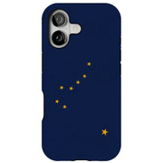 Alaska Flag Tough Cases For Apple iPhone (17, 16, 15, 14, 13, 12, 11, X, SE, 8, 7/ Air, Plus, Pro, Max, Mini, XR, XS), Print in USA