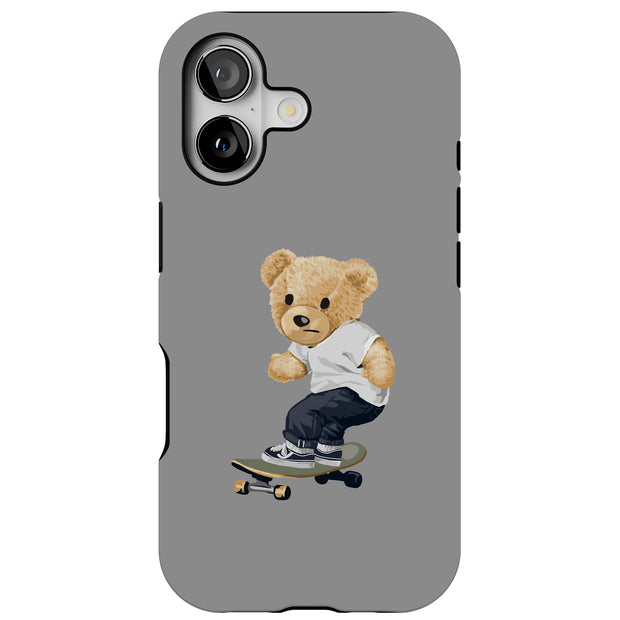 Thrasher Teddy Tough Cases For Apple iPhone (17, 16, 15, 14, 13, 12, 11, X, SE, 8, 7/ Air, Plus, Pro, Max, Mini, XR, XS), Print in USA