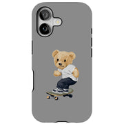 Thrasher Teddy Tough Cases For Apple iPhone (17, 16, 15, 14, 13, 12, 11, X, SE, 8, 7/ Air, Plus, Pro, Max, Mini, XR, XS), Print in USA