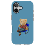 Kickback Teddy Tough Cases For Apple iPhone (17, 16, 15, 14, 13, 12, 11, X, SE, 8, 7/ Air, Plus, Pro, Max, Mini, XR, XS), Print in USA