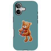 Gift Teddy Bear Tough Cases For Apple iPhone (17, 16, 15, 14, 13, 12, 11, X, SE, 8, 7/ Air, Plus, Pro, Max, Mini, XR, XS), Print in USA