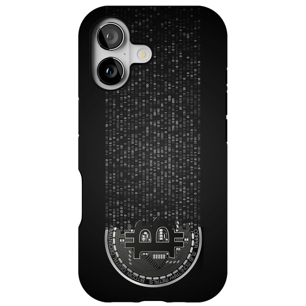 Bitcoin Crypto3 Tough Cases For Apple iPhone (17, 16, 15, 14, 13, 12, 11, X, SE, 8, 7/ Air, Plus, Pro, Max, Mini, XR, XS), Print in USA