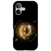 Ethereum Crypto Tough Cases For Apple iPhone (17, 16, 15, 14, 13, 12, 11, X, SE, 8, 7/ Air, Plus, Pro, Max, Mini, XR, XS), Print in USA