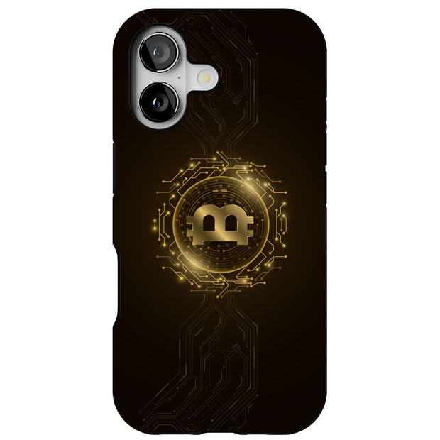 Bitcoin Crypto8 Tough Cases For Apple iPhone (17, 16, 15, 14, 13, 12, 11, X, SE, 8, 7/ Air, Plus, Pro, Max, Mini, XR, XS), Print in USA
