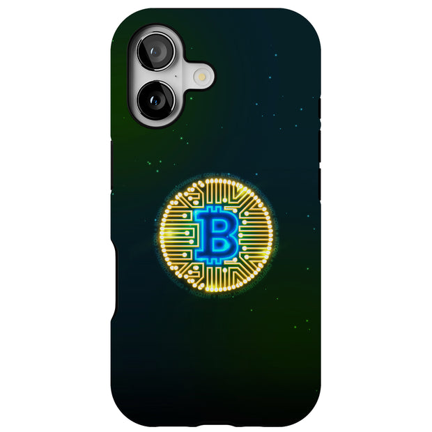 Bitcoin Money 2 Tough Cases For Apple iPhone (17, 16, 15, 14, 13, 12, 11, X, SE, 8, 7/ Air, Plus, Pro, Max, Mini, XR, XS), Print in USA