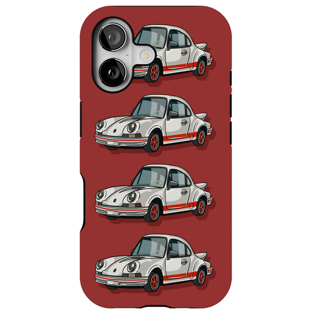 Sport Race Car Tough Cases For Apple iPhone (17, 16, 15, 14, 13, 12, 11, X, SE, 8, 7/ Air, Plus, Pro, Max, Mini, XR, XS), Print in USA