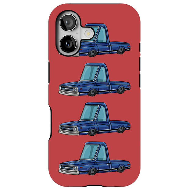 Pickup Truck Tough Cases For Apple iPhone (17, 16, 15, 14, 13, 12, 11, X, SE, 8, 7/ Air, Plus, Pro, Max, Mini, XR, XS), Print in USA