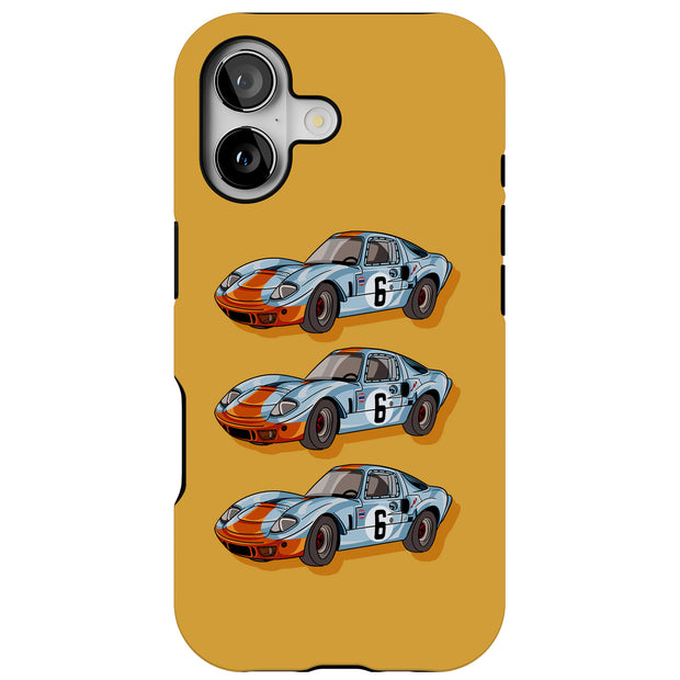 GT40 Muscle Tough Cases For Apple iPhone (17, 16, 15, 14, 13, 12, 11, X, SE, 8, 7/ Air, Plus, Pro, Max, Mini, XR, XS), Print in USA