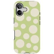 Circle Dots Tough Cases For Apple iPhone (17, 16, 15, 14, 13, 12, 11, X, SE, 8, 7/ Air, Plus, Pro, Max, Mini, XR, XS), Print in USA