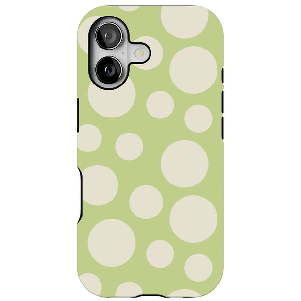 Circle Dots Tough Cases For Apple iPhone (17, 16, 15, 14, 13, 12, 11, X, SE, 8, 7/ Air, Plus, Pro, Max, Mini, XR, XS), Print in USA