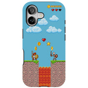 Retro Games 3 Tough Cases For Apple iPhone (17, 16, 15, 14, 13, 12, 11, X, SE, 8, 7/ Air, Plus, Pro, Max, Mini, XR, XS), Print in USA