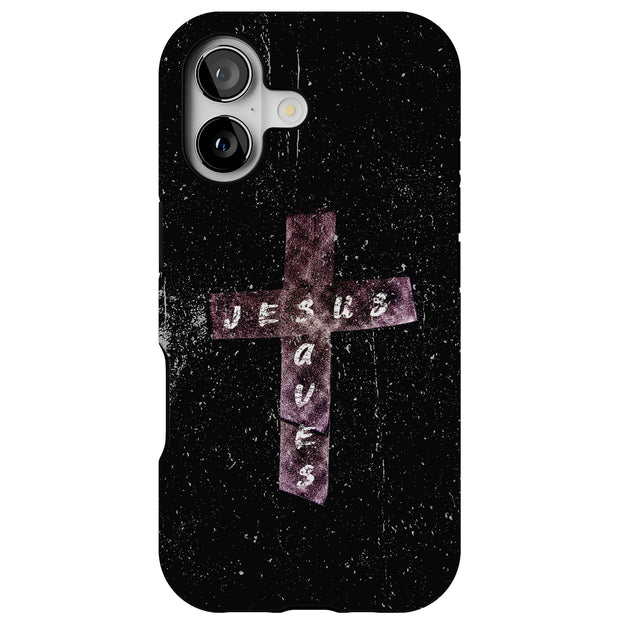 Jesus Saves 1 Tough Cases For Apple iPhone (17, 16, 15, 14, 13, 12, 11, X, SE, 8, 7/ Air, Plus, Pro, Max, Mini, XR, XS), Print in USA